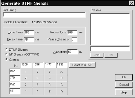 Dtmf signals       